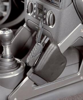 KUDA Telefonkonsole passend für Audi TT/Cabrio ab 11/98 - 8/06 Leder schwarz