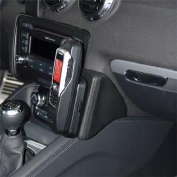 KUDA Telefonkonsole passend für Audi TT ab 09/06 - 2014 Leder schwarz