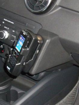 Preview: KUDA Phone console fit for Audi A1 from 09/2010 artificial leather black