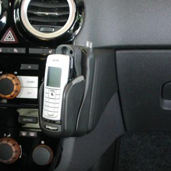 KUDA Phone console fit for Opel Corsa D from 09/06 artificial leather black
