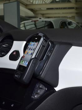 KUDA Phone console fit for Opel Adam ab 2013 artificial leather black