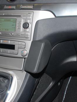 KUDA Telefonkonsole passend für VW Sharan Ford Galaxy / S-Max ab 05/2006 - 2015 Leder schwarz