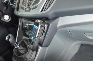 Preview: KUDA Telefonkonsole passend für Ford C-Max ab 12/2010 & ab 2015 Leder schwarz