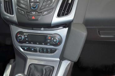 KUDA Telefonkonsole passend für Ford Focus ab 03/2011 & ab 2014 Kunstleder schwarz