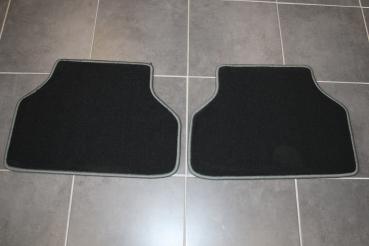 Floor mats 4 pcs. black/grey outline fit for BMW 5er E60 / E61 Sedan / Touring