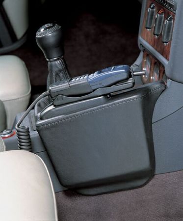 KUDA Telefonkonsole passend für Audi 80 Cabrio ab 1991 Kunstleder schwarz