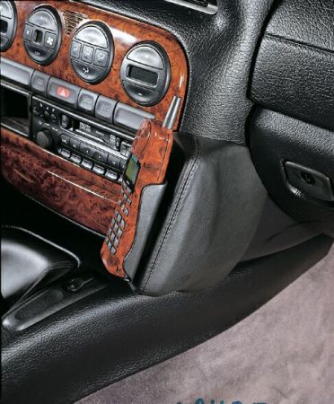 KUDA Telefonkonsole passend für Opel Omega B Kunstleder schwarz oben