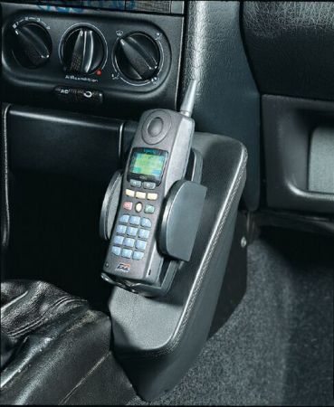 KUDA Phone console fit for VW Passat 35i  Bj. 88-11/96 real leather black