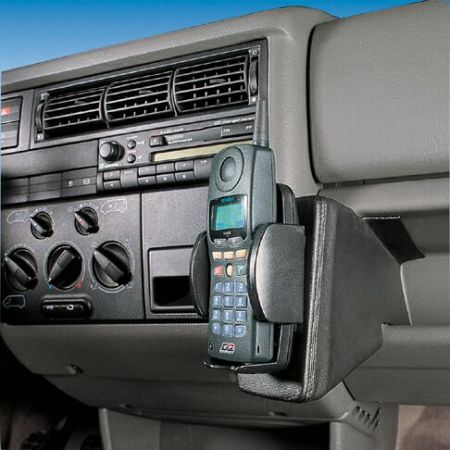 KUDA Telefonkonsole passend für VW T4 Leder schwarz