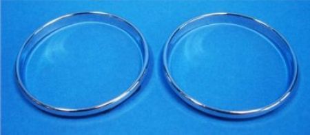 Chrome rings for the A/C (2 pcs) fit for Mercedes W124 W163 W202 W208 W210 R170