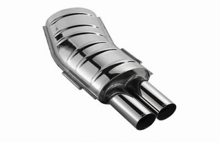 EISENMANN Rear silencer 2x 70mm fit for BMW 3er 318i Convertible / Coupe / Sedan / Touring 83 / 85kW