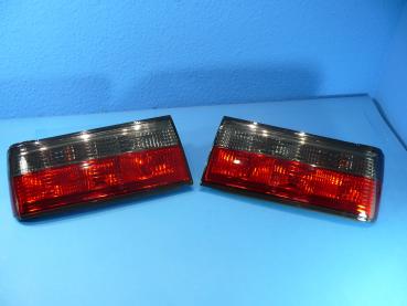 Taillights LARGE red/black fit for BMW 3er E30 Sedan Touring from 9/87, Convertible from 12/90