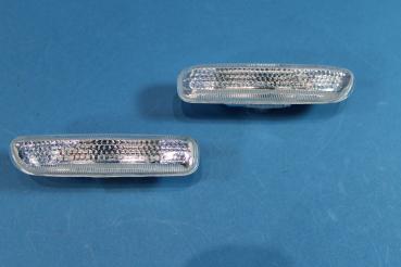 Preview: Seitenblinker weiss passend für BMW 3er E46 Limousine Touring Compact Coupe Cabrio