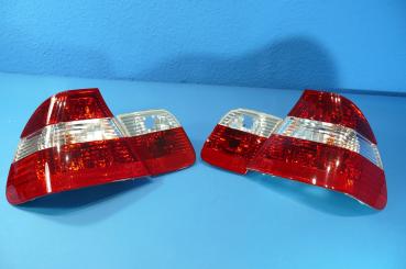 Rückleuchten rot/weiß 4tlg. passend für BMW 3er E46 Limousine bis 09/01