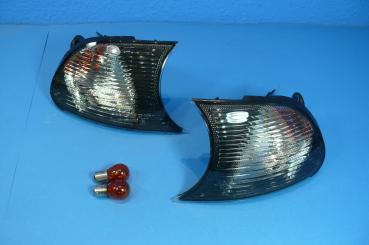 Blinker schwarz passend für BMW 3er E46 Coupe/Cabrio Bj. 99 - 09/01