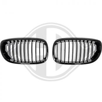 Shadow-Line Niere schwarz glänzend passend für BMW 3er E46 Coupe / Cabrio ab 03/03