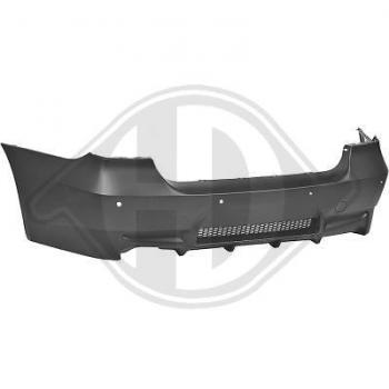Designstoßstange hinten passend für BMW 3er E90 Limousine Bj. 05-08 mit PDC