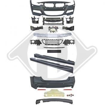 Sport Stoßstangen Set passend für BMW 3er F30 Bj. 11 bis 06/15