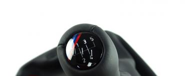 Schaltknauf beleuchtet Leder komplett mit Abdeckung schwarz BMW 3er E36 alle NICHT Compact