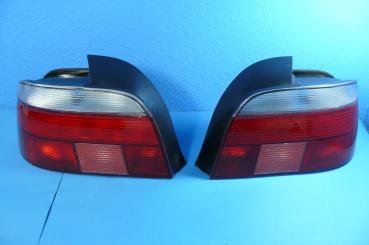 Taillights red/white fit for BMW 5er E39 Sedan 1995 - 2000
