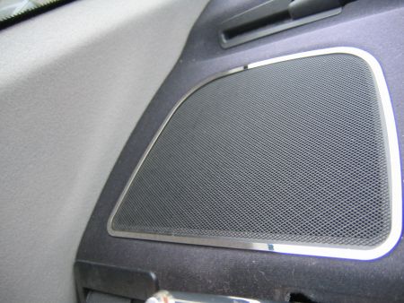 Lautsprecherrahmen Ablage - hinten poliert 2tlg. passend für BMW 5er E39 Limousine / Touring