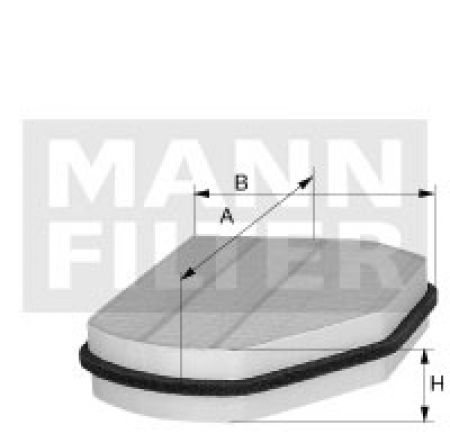 Microfilter with Activated Carbon Chrysler, Mercedes W202/W208/W