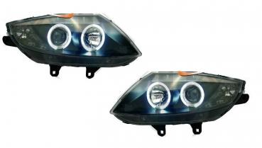 Headlights BLACK with Angel eyes fit for BMW Z4 (E85/E86)