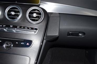 KUDA Telefonkonsole passend für Mercedes C-Klasse W205 ab 2014 Kunstleder schwarz