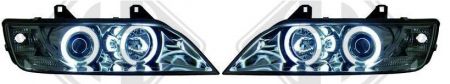 Headlights BMW Z3 95-99 2 CCFL Angeleyes chrome