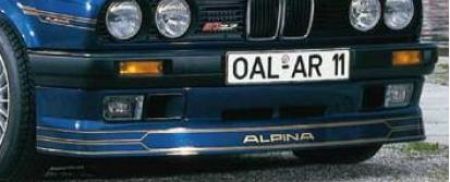 ALPINA Decor Set Nr. 4 SILBER Frontspoiler passend für BMW E28 E30 E24 E34 E32