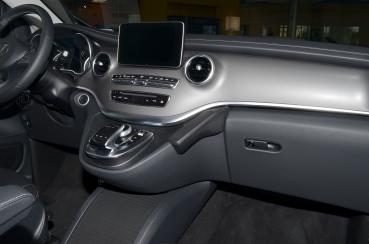 KUDA Phone console fit for Mercedes Vito from 2014 artificial leather black