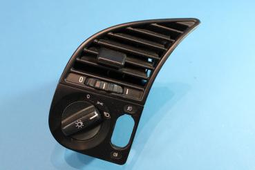 Front fresh air grille left + Light Switch BMW 3er E36 Sedan / Convertible / Coupé / Touring