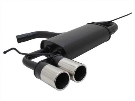 NOVUS Sportauspuff passend für Audi A3 8P / VW Golf 5/6 / VW Scirocco 3 2x76