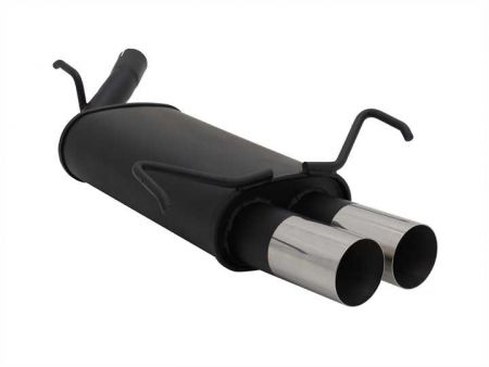 NOVUS Sportexhaust fit for Opel Corsa C 2x76 RL-DESIGN