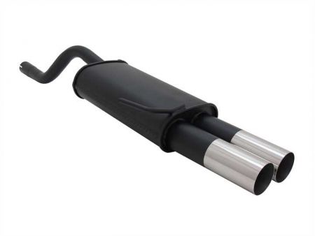 NOVUS SPORT EXHAUST Renault Clio II (BB0/CB0) 2x76mm RL-Design