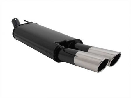 Novus Sportauspuff VW Golf 3 und 4 Cabrio Gruppe N 2x76 SR DESIG