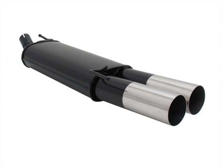 Novus Sportauspuff VW Golf 3 und 4 Cabrio Gruppe N 2x90 RL DESIG