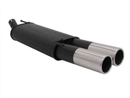 Novus Sportauspuff VW Golf 3 und 4 Cabrio Gruppe N 2x90