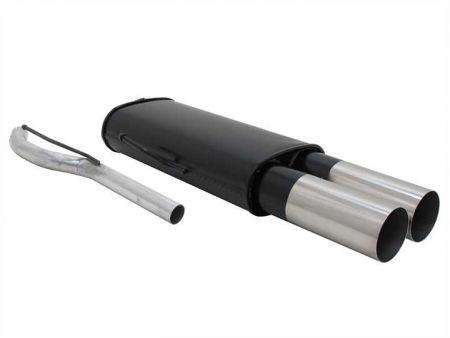 NOVUS SPORTEXHAUST VW PASSAT 35i GROUP N 2x76mm RL Design