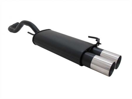 NOVUS SPORT EXHAUST VW POLO 4 6N/6N2 GRUPPE N 2x90 RL-Design