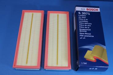 BOSCH Luftfilter passend für Mercedes W202 / W203 / W204 / W209 / W219 / W212 / W207 / W211 / W463 / X204 / W164 / W251 / W220 / W221 / C215 / C216 / R129 / R230 / R171