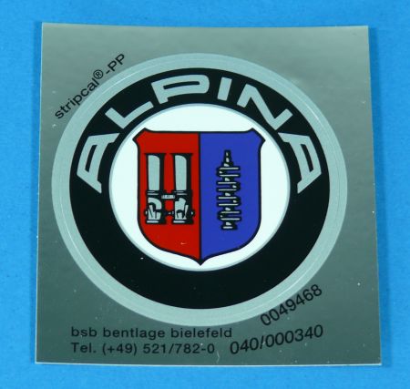 ALPINA Emblem foil 51mm