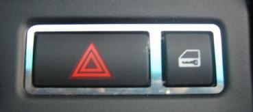 Hazard Switch Surround polished fit for BMW E46 / X5 / Z4