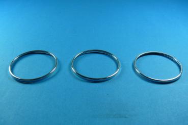 Ringe für Klimabedienung verchromt 3tlg passend für BMW 5er E60/E61 Limousine/Touring