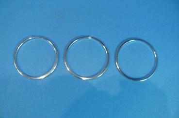 Ringe Lüftungsregler (3er Set) poliert passend für BMW Z3