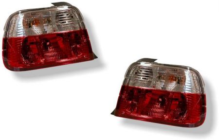 Rückleuchten rot/weiß klarglas passend für BMW 3er E36 Compact