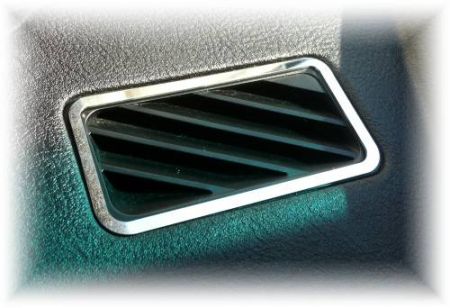 Frames for ventilation grids polished 2pcs. BMW X5 E53