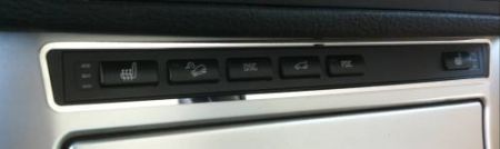 Rahmen für Schalterleiste poliert BMW X5 E53