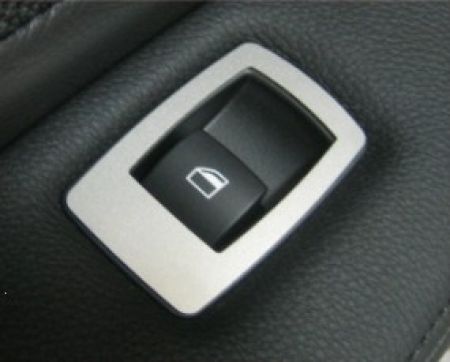 Surrounds Window switches matted (2 pcs) fit for BMW E81 E87 E90 E91