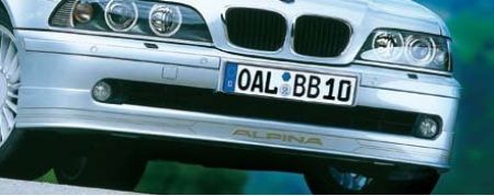 ALPINA Deko-Set Nr. 4 SILBER passend für BMW 5er E39 Limousine/Touring ab 10/2000